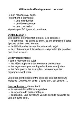 Guide Étape par Étape pour Réaliser un Développement Construit Efficace